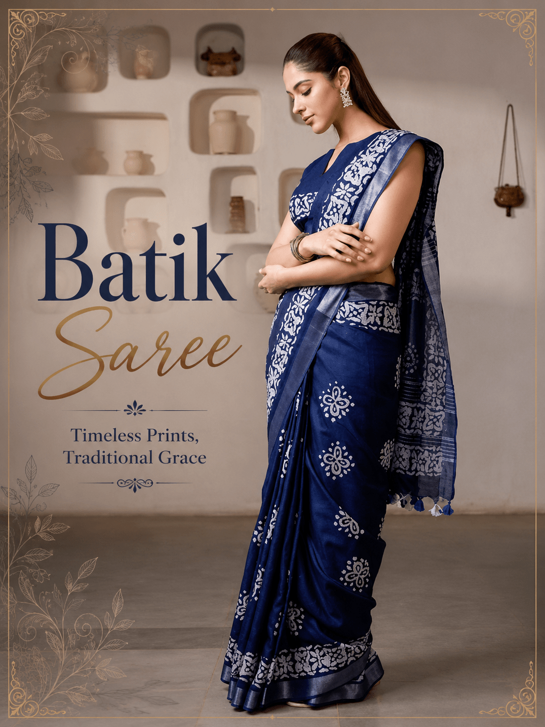 Batik Saree - Avantika Clothing
