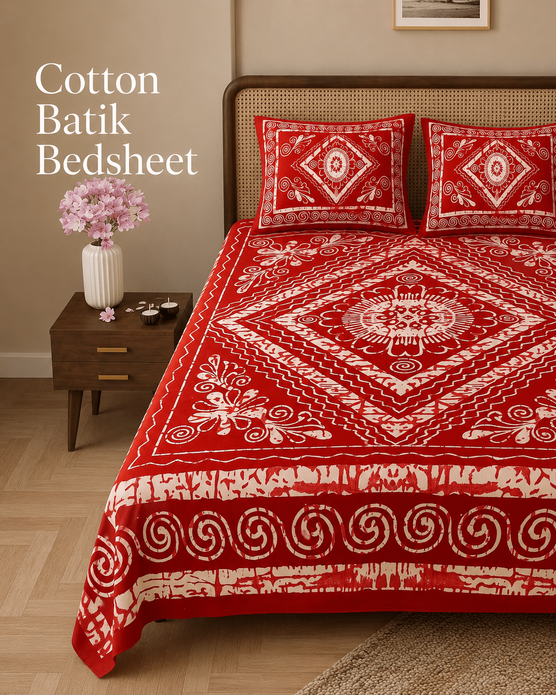 Cotton Batik Bedsheet - Avantika Clothing