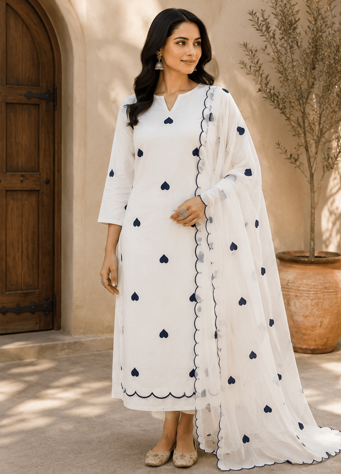 Rayon Suit with Rayon Dupatta Unstitched - Avantika Clothing