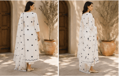Rayon Suit with Rayon Dupatta Unstitched - Avantika Clothing